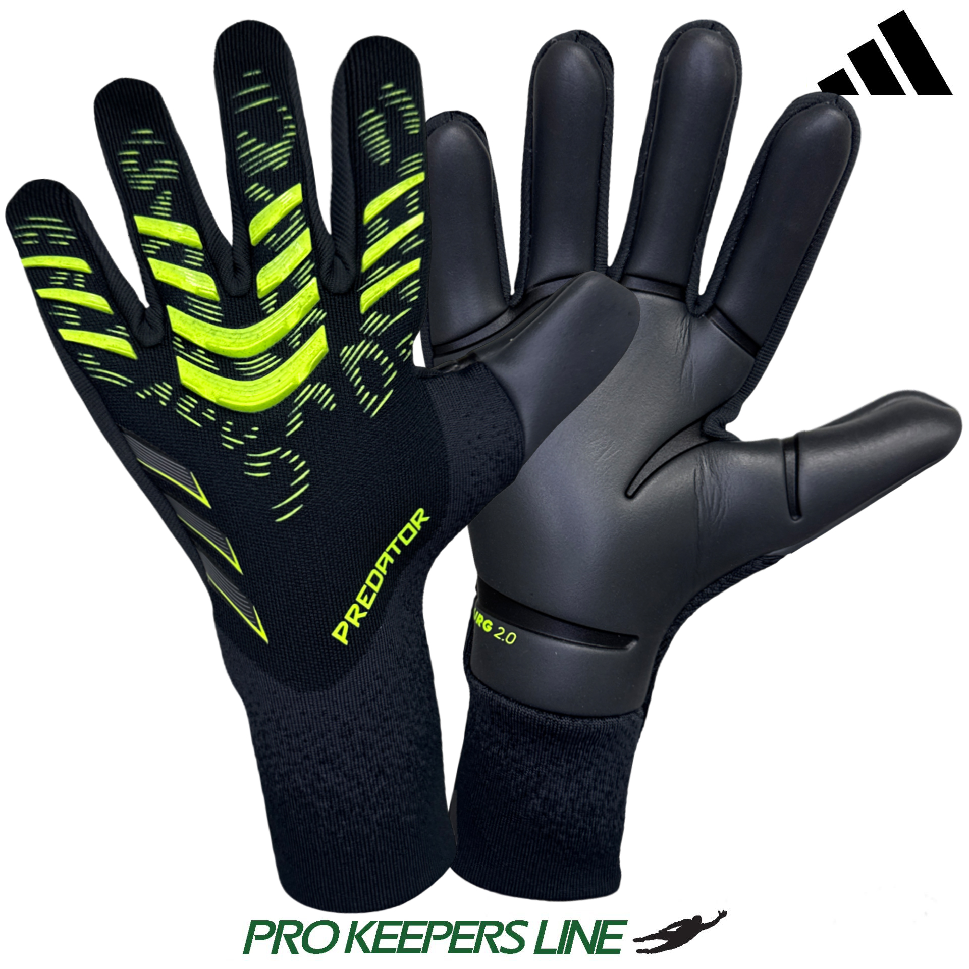 ADIDAS PREDATOR GL PRO BLACK/CARBON/LUCID LEMON