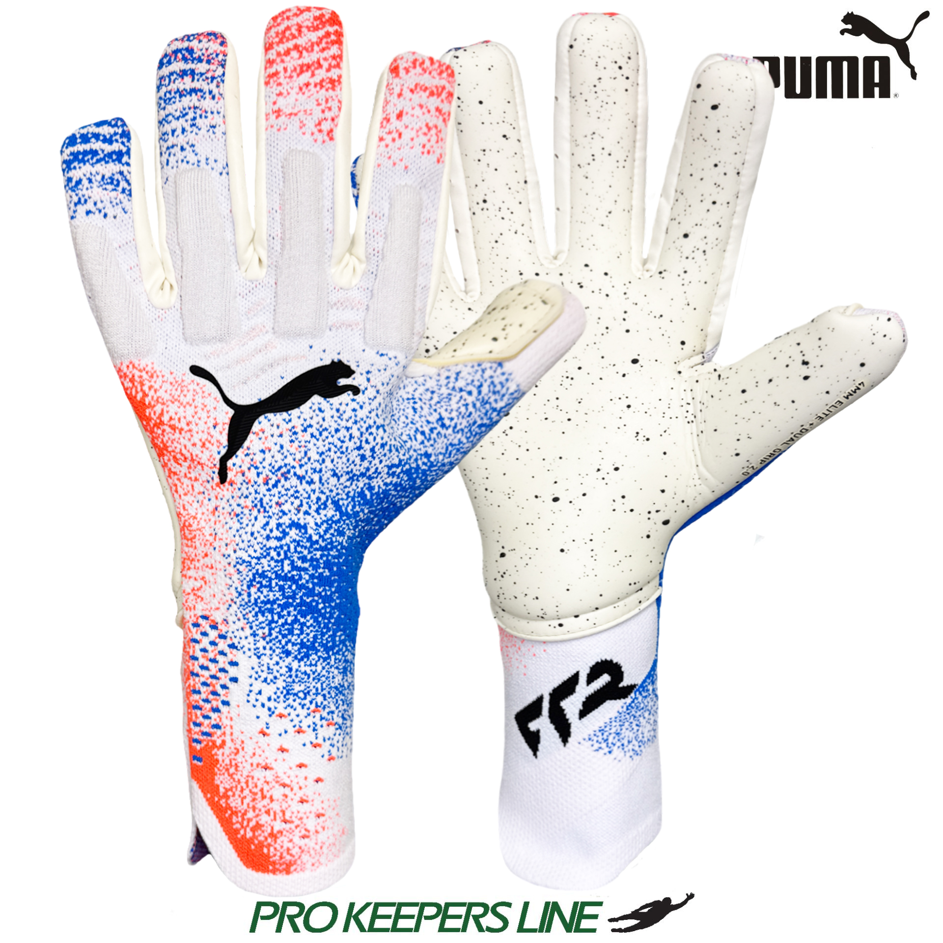 PUMA FUTURE ULTIMATE NC PUMA WHITE-GLOWING RED-ULTRA BLUE