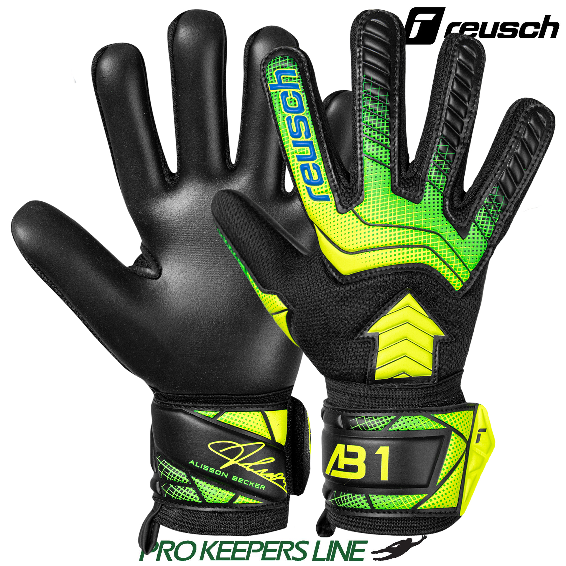 REUSCH ATTRAKT AB1 SILVER JUNIOR BRAZIL